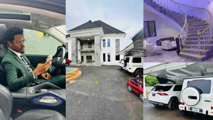 Tech Guru, BLord Show Off His New Palatial Mansion In Anambra [Photos ...