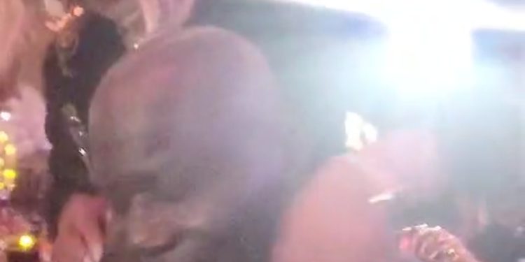 Moment Ex-Governor Obiano’s Wife Was Seen Trying to Pacify Man Who Refused To Shake Hands with Husband