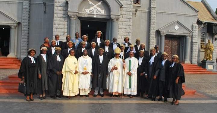 Archbishop Valerian Okeke hosts Catholic Lawyers