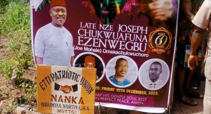 Tears, As Anambra Politician Killed by Gunmen Begins Last Journey in His Hometown