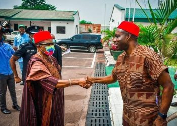 Just in:Soludo Visits Obiano in Abuja.
