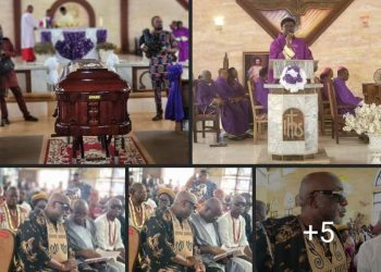Popular Catholic Priest ,Ebube Muonso Buries Mother in Anambra