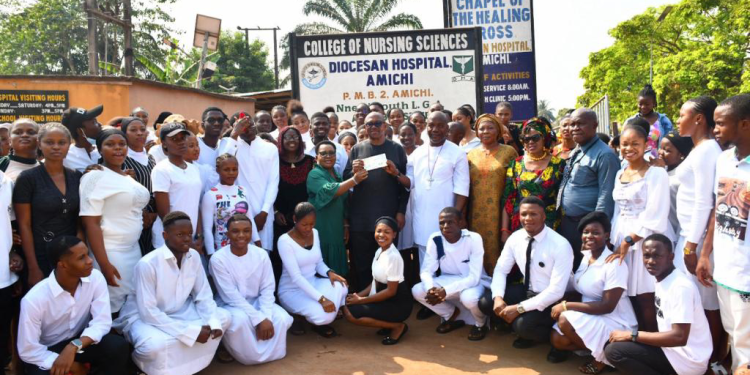 Obi Visits Schools Of Nursing In Ichi Nnewi And Ogidi, Donates 10 Million Each
