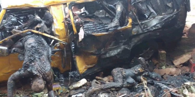 Three Burnt Beyond Recognition In Ghastly Motor Accident Along Agulu Road