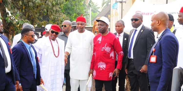 Soludo Commissions Market And Roads Built By Billionaire Ken Ifekudu