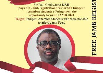 Anambra Politician Buys Free JAMB Form to 500 Students.