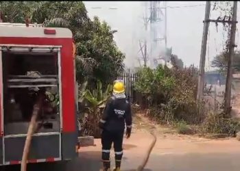 Fire Burn MTN Mast, Residential Buildings in Anambra.