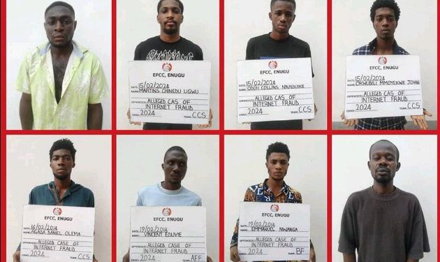 31 internet fraudsters bag jail terms in Enugu, Awka