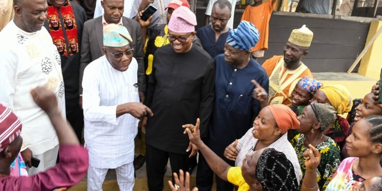 Obasanjo@87: Peter Obi Attends Former President’s Birthday Thanksgiving Service.(Photos)