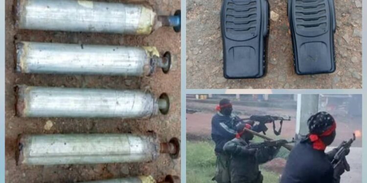 Items Recovered, As Joint Security Raid Camps of Gunmen in Anambra