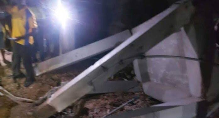 Overhead Tanks Collapse in Anambra at Night, Damage 4-Storey Building