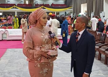 Bianca Ojukwu Looks Dashing At Chukwuemeka Ezeife’s Burial