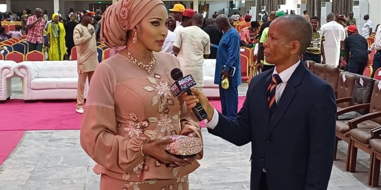 Bianca Ojukwu Looks Dashing At Chukwuemeka Ezeife’s Burial