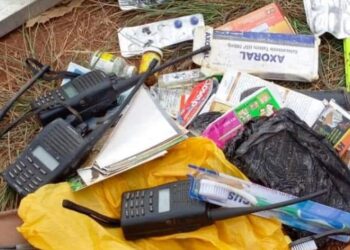 Breaking: Joint Security Force Attack Unknown Gunmen, Recover 9 Home Made Bombs, 4 Walkie Talkie In Anambra