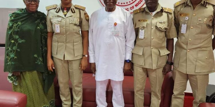 Sen. Umeh Meets Comptroller General Of Nigerian Immigration Services, Addresses Fate Of Citizens In Diaspora