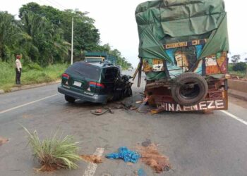 Passenger Dies, As Speeding Driver Hits Faulty Truck in Anambra