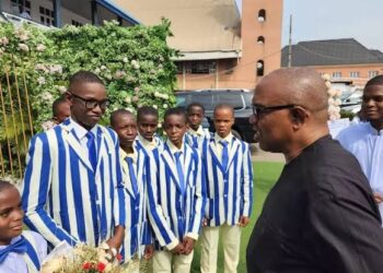 Peter Obi Reacts After Anambra School, CKC Emerged Winner In A Global Competition