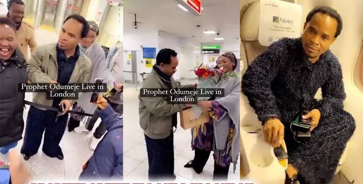 BREAKING: Gospel Entertainer, Prophet Odumeje Arrives London For His Show