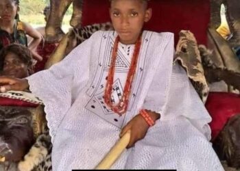 Akubuisi Okonkwo: Meet the 14 Year Old King In Anambra