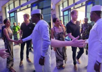 Prince Harry, Meghan meet Anambra Entrepreneur, Dr Stanley Uzochukwu.
