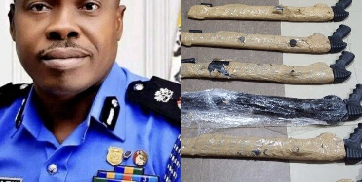 Police Intercept A Gun Runner, Recover Seven Brand New Pump Action Guns In Anambra