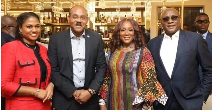 Antigua Prime Minister Meets Anambra Business Man, Begs him to replicate his Lagos Hotel in his country