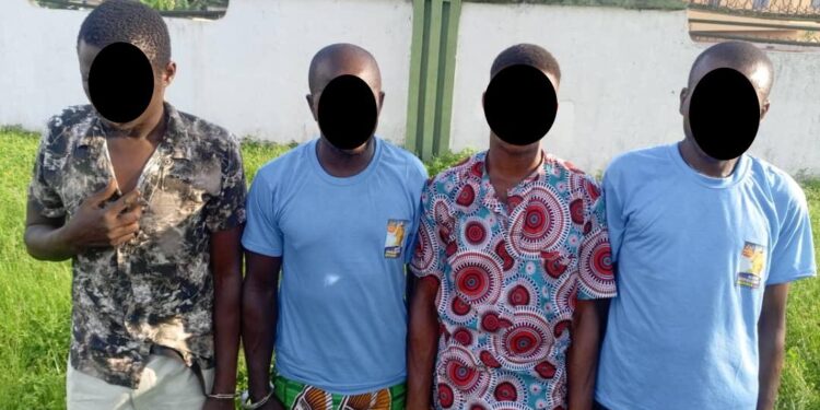 Police dislodge secessionist group, arrest 4 suspects
