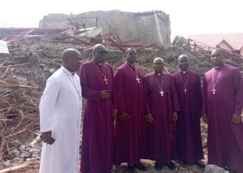 Building collapse: Anglican bishops visit site as DMGS constitute panel of enquiry