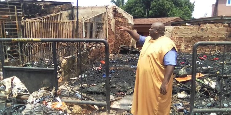 Shops razed in Anambra market fire