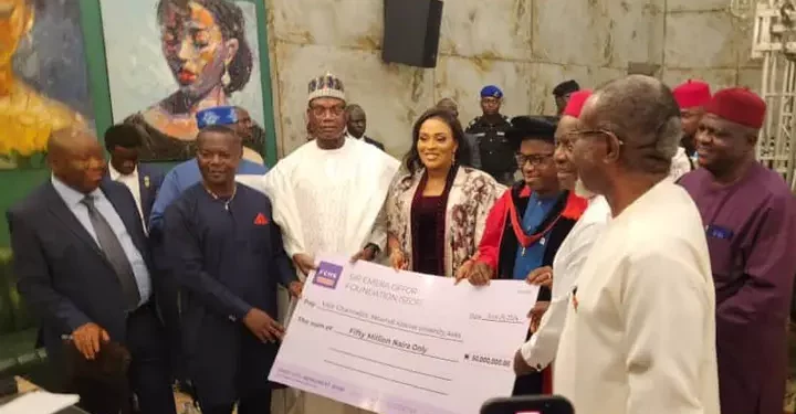 Emeka Offor, Wife Donate 150 Million Naira To Two Universities