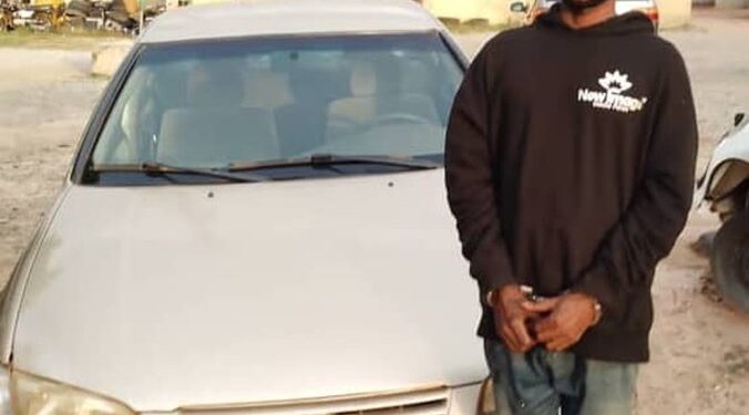 Security Guard About To Sell Car Stolen in Anambra Nabbed By Police In Niger