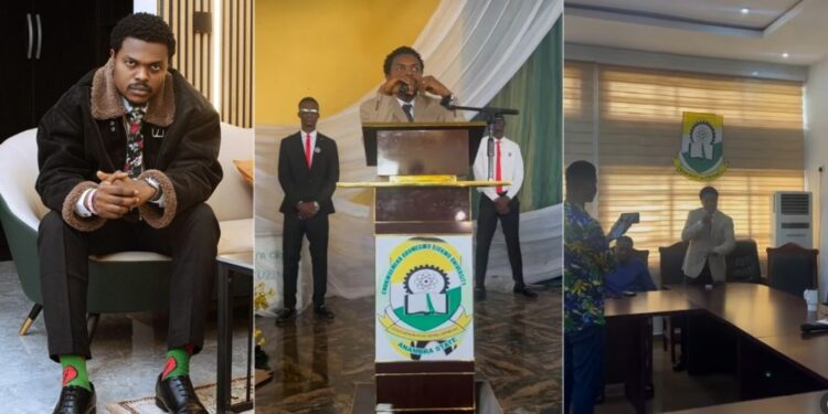 Billionaire Blord grants N10m scholarship to 20 students at his alma mater university in Anambra state (Video)