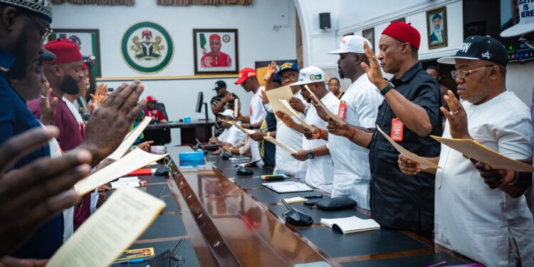Soludo Swears-In New TC Chairmen, Tasks Them On Deepening Grassroot Development