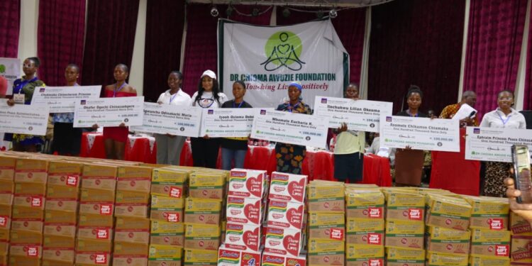 Foundation lifts 17 indigent undergraduates with N10m scholarships, distributes food, gift items to others