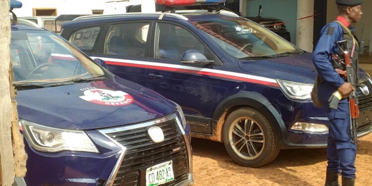 NSCDC receives 5 refurbished vehicles in Anambra