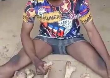 Ebonyi Native Doctor Arrested with 11 Human Bones in Anambra (Video)