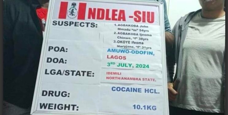NDLEA Arrests High Profile Anambra Couple in Lagos