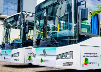PHOTO NEWS: NNPC Foundation Donates 10 Innoson CNG Buses to DAPPMAN Initiative