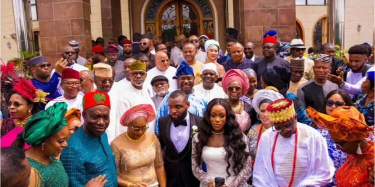 VP Shettima, Obi, Governors, others Storm Adaora Soludo’s white wedding in Abuja (Photos)