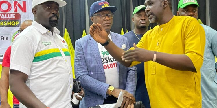 LG poll: APGA flagbearer, Okafor Backs Soludo’s “1 Youth, 2 Skills Initiative”, trains over 1500 in Awka