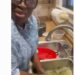 Ex Anambra Senator Takes Over Kitchen Role in Washington DC (Video)