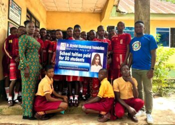 Dr. Krystal Chanchangi Foundation Again Storms Anambra School, Offsets Fees For 50 Pupils