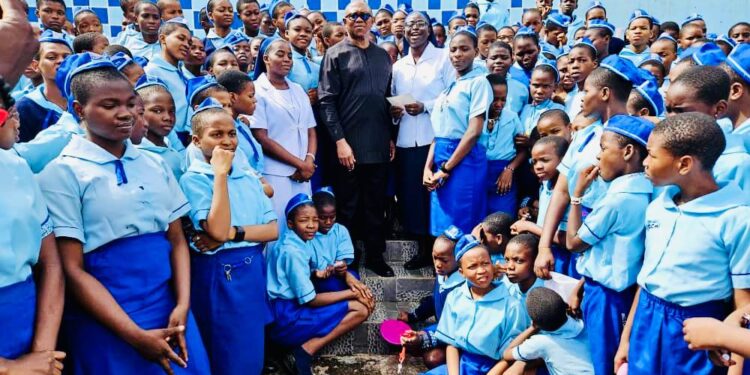 Peter Obi Pledges ₦120 Million to Holy Rosary Sisters.
