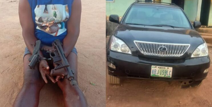 Joint operatives arrest notorious kidnapper in Anambra community, recover arm, vehicle, others
