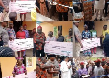 Anambra Billionaire, Mighty-Mighty Builds 20 Houses for the Poor, Gifts them 1m each. (Pic/video)