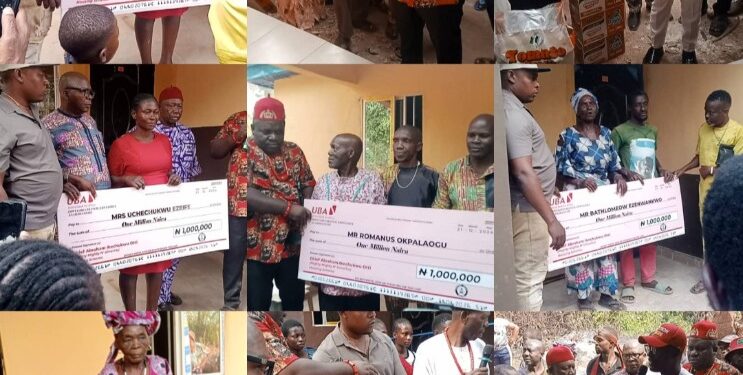 Anambra Billionaire, Mighty-Mighty Builds 20 Houses for the Poor, Gifts them 1m each. (Pic/video)