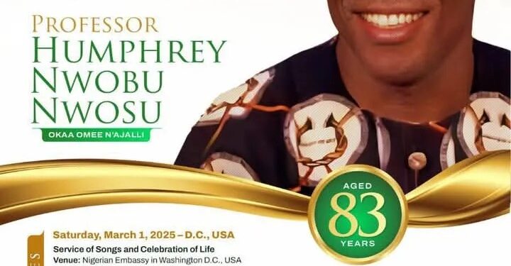 Family Announces Burial Date of Former National Electoral Chairman, Humphrey Nwosu