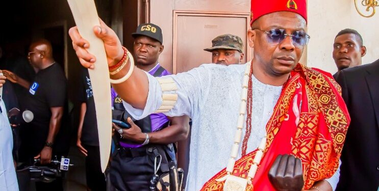 Celebrations As Billionaire Philanthropist Kenneth Ifekudu Bags Chieftaincy Title Of Ife Ozubulu