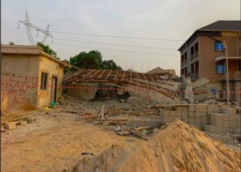 Two-Story Building Collapses in Awka, Many People Trapped