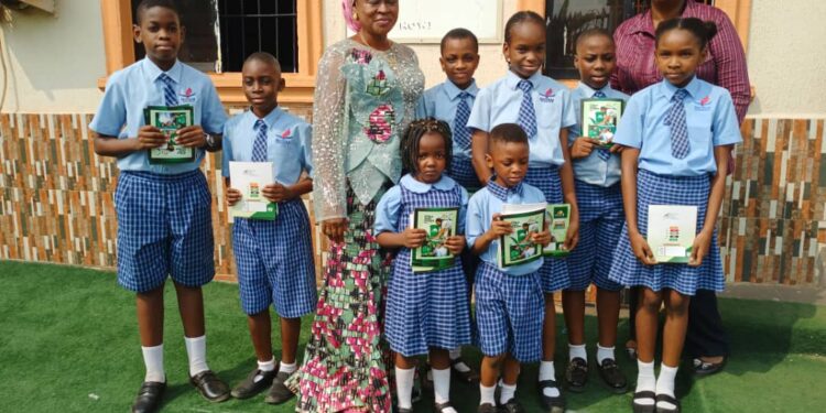 Jubilation in Anambra schools as Tinubu’s, Soludo’s wives donate books to pupils